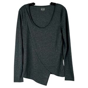 Converse One Star Dark Gray Jersey Top Long Sleeve Medium